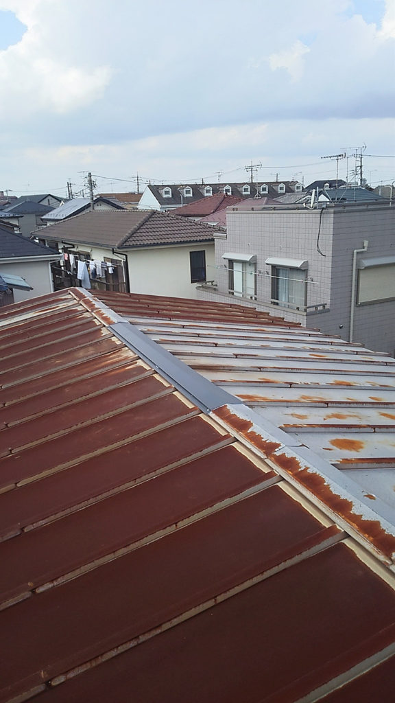トタン屋根補修