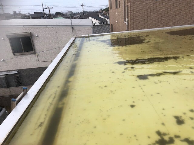 屋上排水詰まり抜きの写真